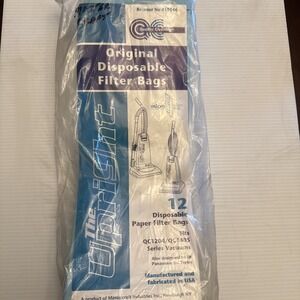 Mastercraft Panasonic U-6 The Upright Vacuum Cleaner Bags U.S.A. QC1204/1405 NEW